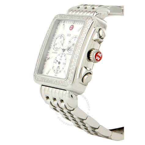 replica michele deco xl watch|Replica Michele Deco XL MWW06J000008 Ladies Watch, Michele .